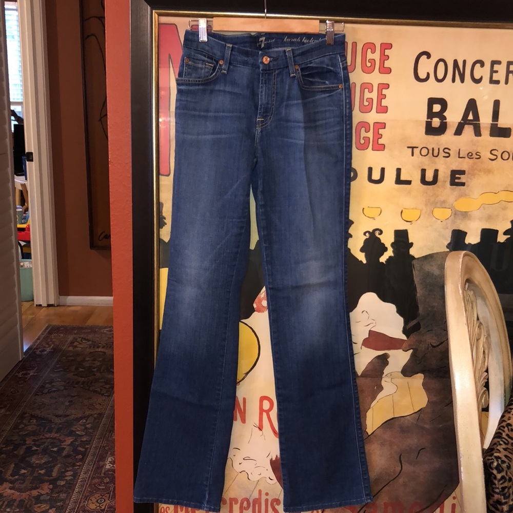 7 for all mankind bootcut jeans 29